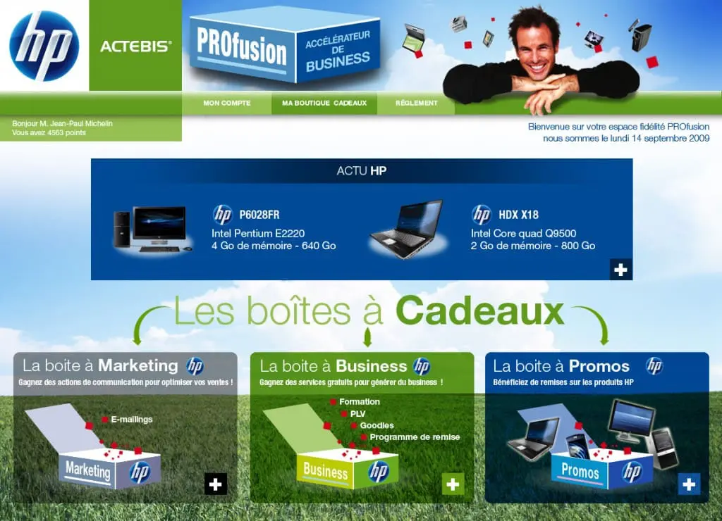 Homepage_connecté